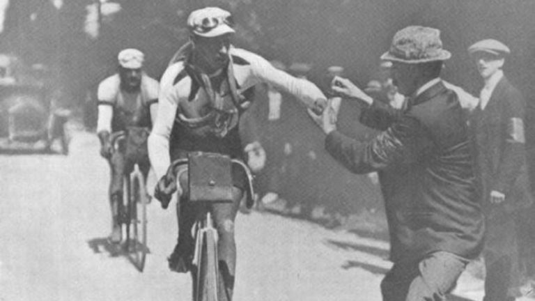 The mystery of the poisoned bottle at Tour de France 1911